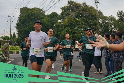 Race photo from Mangkunegaran Run 2025
