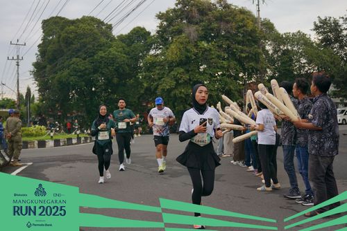 Race photo from Mangkunegaran Run 2025