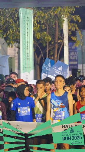 Race photo from Mangkunegaran Run 2025