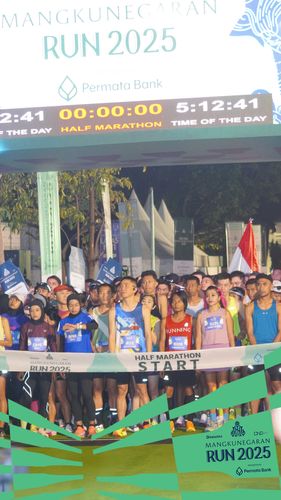 Race photo from Mangkunegaran Run 2025