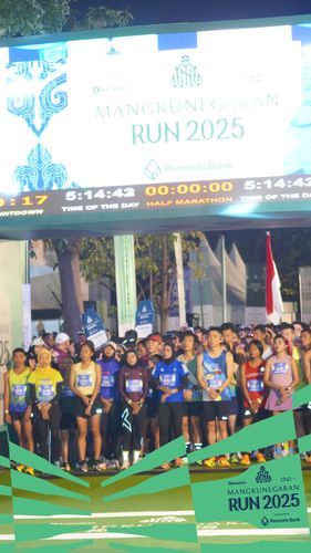 Race photo from Mangkunegaran Run 2025