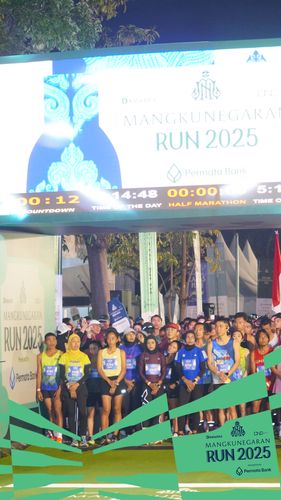 Race photo from Mangkunegaran Run 2025