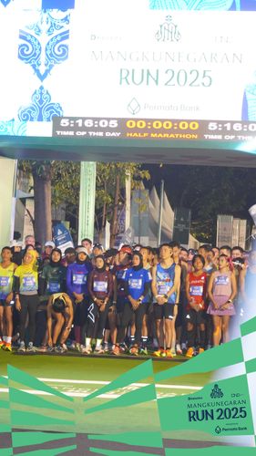 Race photo from Mangkunegaran Run 2025