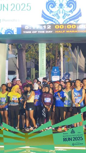 Race photo from Mangkunegaran Run 2025