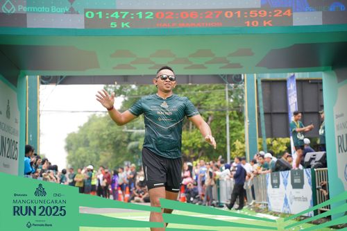 Race photo from Mangkunegaran Run 2025