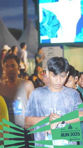 Race photo from Mangkunegaran Run 2025