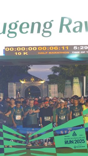 Race photo from Mangkunegaran Run 2025