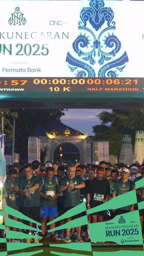 Race photo from Mangkunegaran Run 2025