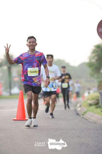 Race photo from Taman Budaya x BOGORUN 2025
