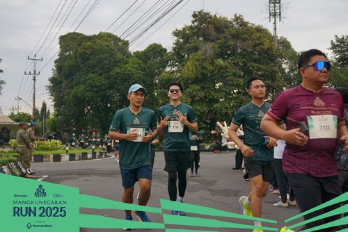 Race photo from Mangkunegaran Run 2025