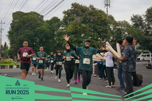 Race photo from Mangkunegaran Run 2025