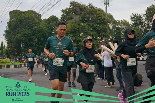 Race photo from Mangkunegaran Run 2025
