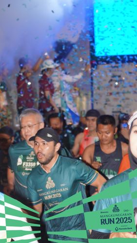 Race photo from Mangkunegaran Run 2025