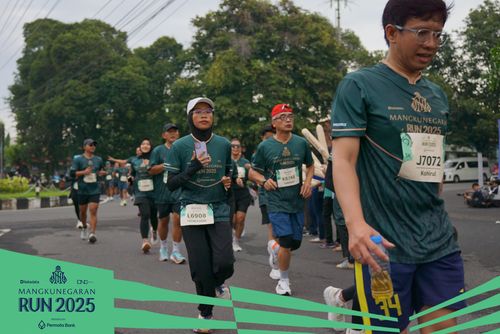 Race photo from Mangkunegaran Run 2025