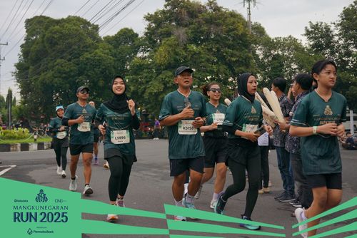 Race photo from Mangkunegaran Run 2025