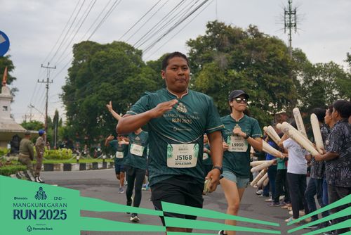 Race photo from Mangkunegaran Run 2025