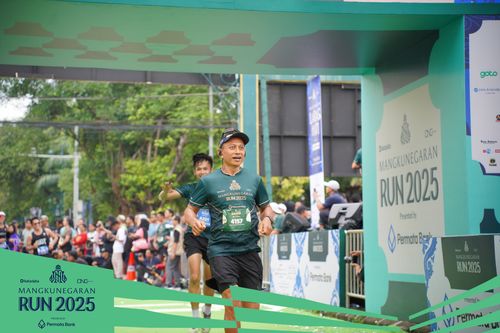 Race photo from Mangkunegaran Run 2025