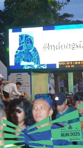 Race photo from Mangkunegaran Run 2025
