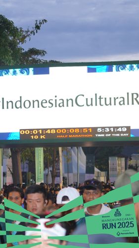 Race photo from Mangkunegaran Run 2025