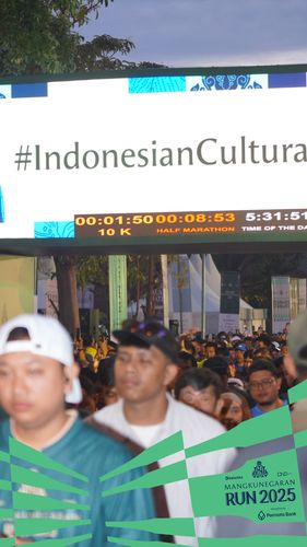Race photo from Mangkunegaran Run 2025