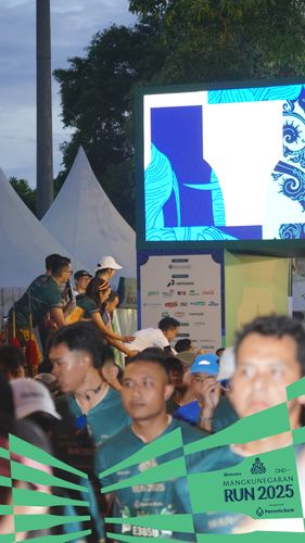 Race photo from Mangkunegaran Run 2025