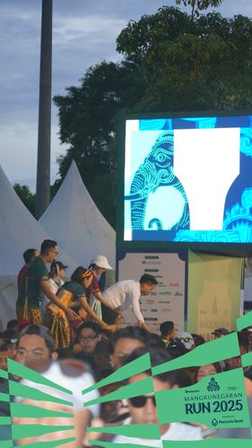Race photo from Mangkunegaran Run 2025