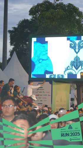 Race photo from Mangkunegaran Run 2025