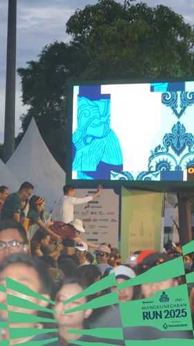 Race photo from Mangkunegaran Run 2025