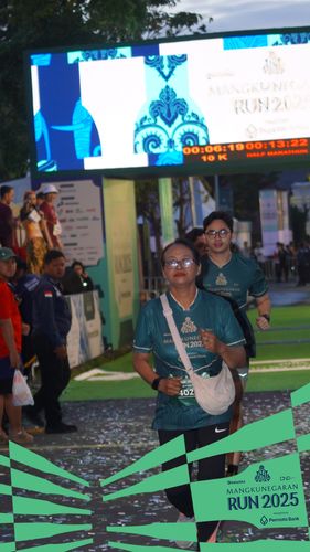 Race photo from Mangkunegaran Run 2025