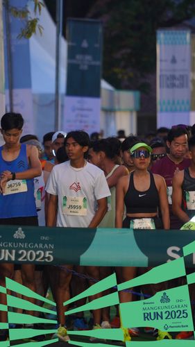 Race photo from Mangkunegaran Run 2025