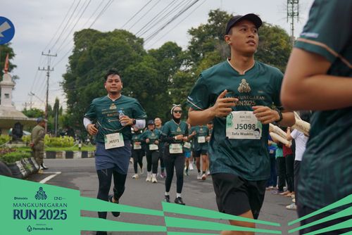 Race photo from Mangkunegaran Run 2025