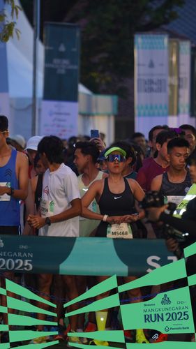 Race photo from Mangkunegaran Run 2025