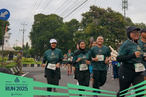 Race photo from Mangkunegaran Run 2025