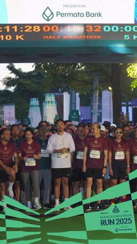 Race photo from Mangkunegaran Run 2025