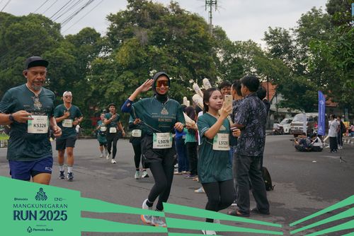 Race photo from Mangkunegaran Run 2025