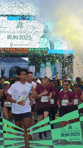 Race photo from Mangkunegaran Run 2025