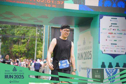 Race photo from Mangkunegaran Run 2025