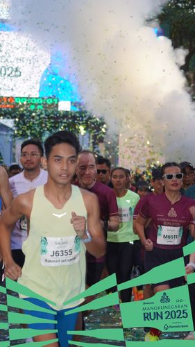 Race photo from Mangkunegaran Run 2025