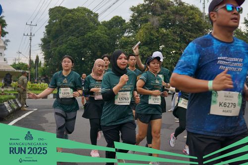Race photo from Mangkunegaran Run 2025
