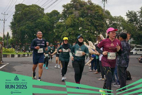 Race photo from Mangkunegaran Run 2025