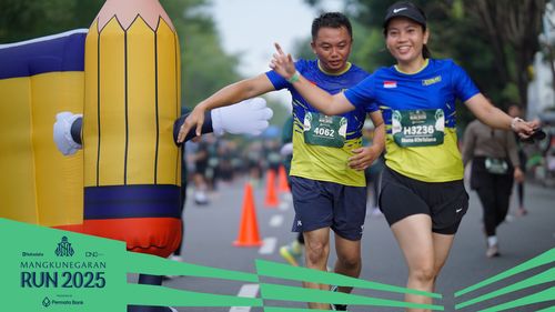 Race photo from Mangkunegaran Run 2025