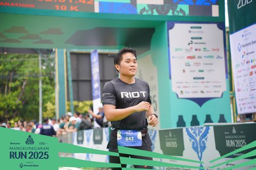 Race photo from Mangkunegaran Run 2025
