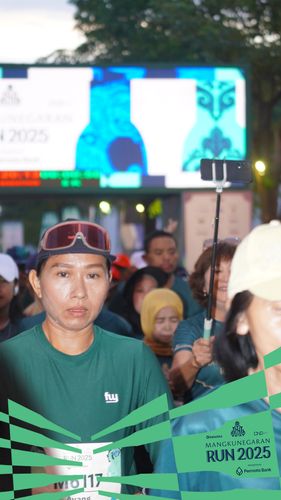 Race photo from Mangkunegaran Run 2025