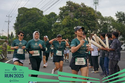 Race photo from Mangkunegaran Run 2025