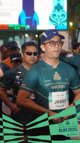 Race photo from Mangkunegaran Run 2025
