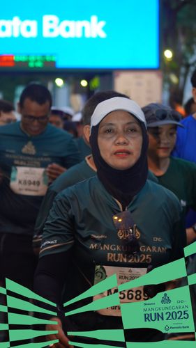 Race photo from Mangkunegaran Run 2025