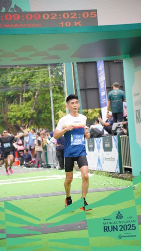 Race photo from Mangkunegaran Run 2025