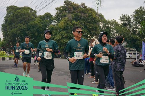 Race photo from Mangkunegaran Run 2025