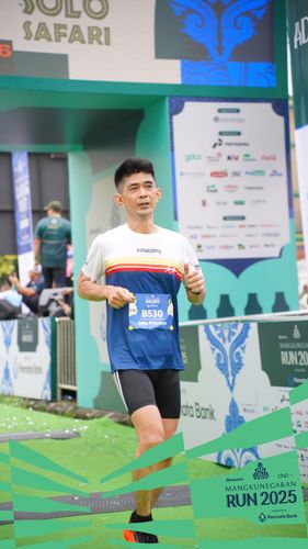 Race photo from Mangkunegaran Run 2025