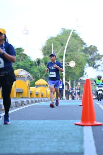 Race photo from KEMLU RUN 2025